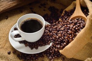 暖かいコーヒー