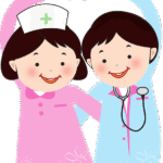 現在の画像: 医者と看護師