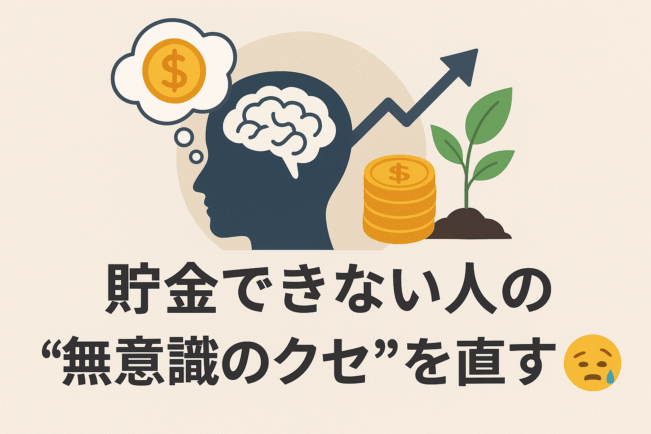 現在の画像: 預金出来ない人の無意識のクセを直す