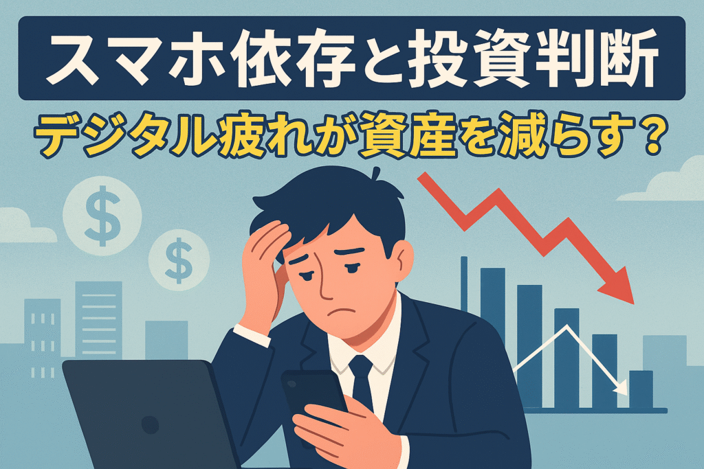 現在の画像: スマホ依存と投資判断