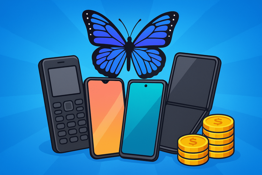 現在の画像: 携帯電話のいろいろ