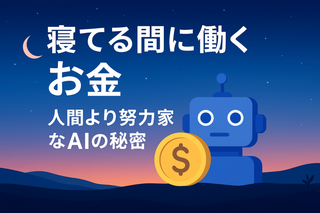 現在の画像: 寝てる間に働くお金